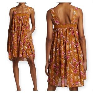 Xirena Milly Floral Print Trapeze Dress in Sunset Women’s Size M NWT